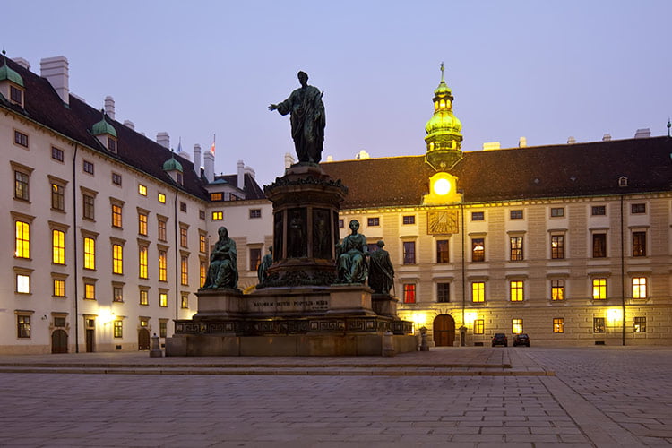 Picture shows Hofburg Palace