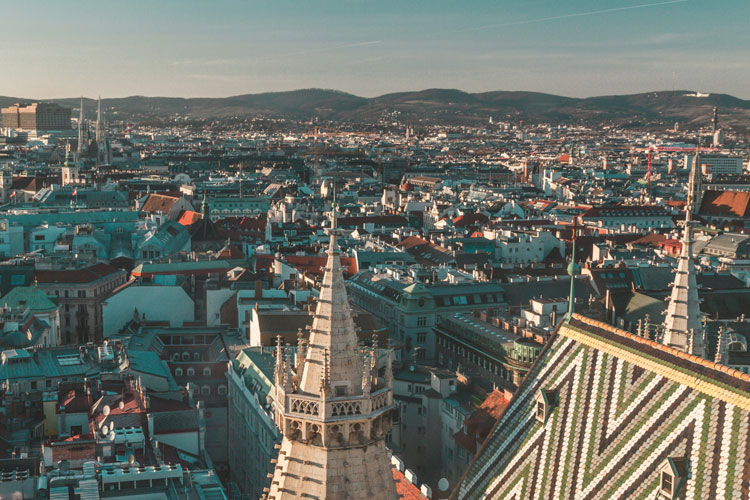 bird's eye view vienna